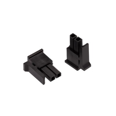 Molex Micro-Fit 3.0 2 Way 2 Row Male Crimp Connector Housing, 3 mm Pitch, Nylon, PCB Mount 43025-0208