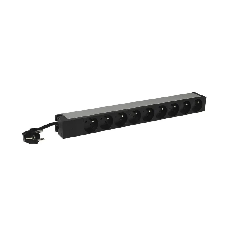 Legrand 16A 230V 9 Gang Trailing Socket & Power Distribution 3m Cable Type E 6 468 20