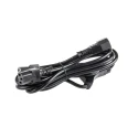 RS PRO Power Cord IEC C13 to Straight IEC C14 3 m 250V 10A Black PVC Jacket 178-9806