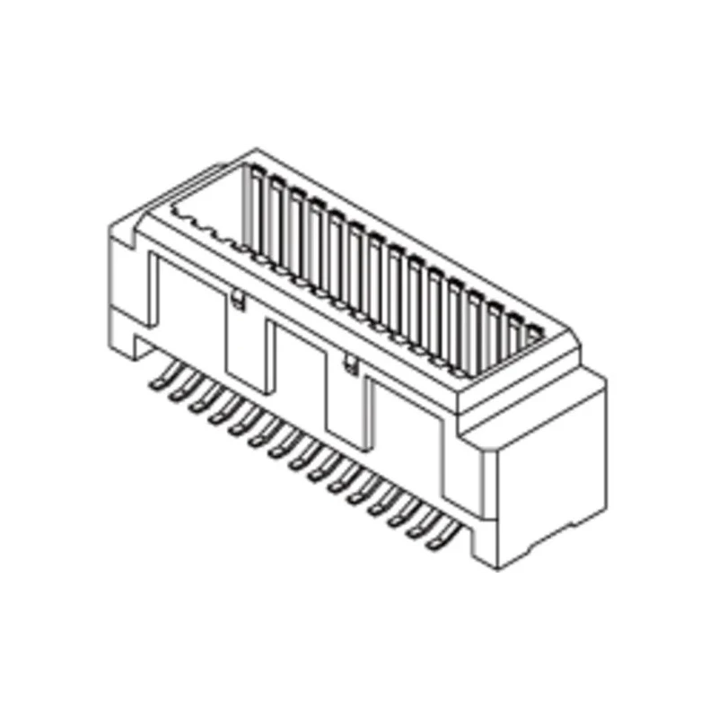 Molex SlimStack Series Straight Through Hole PCB Header, 40 Contact, 0.5 mm Pitch, 2 Row, Shrouded 501920-4001