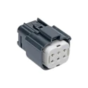 Molex MX150L Male Connector Housing 5.84 mm Pitch 6 Way 2 Row Straight 