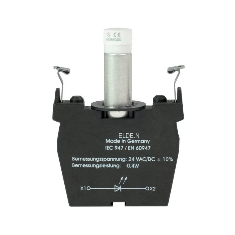 Schmersal ELDE.N Series Terminal Block 3-Way 8A Current Rating 0.5 to 2.5mm² Screw Terminal ELDE.N WS 24