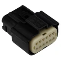 Molex Automotive Connector Female Natural Black Cable 12 Way Crimp Termination 33472-1201