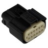 Molex Automotive Connector Female Natural Black Cable 12 Way Crimp Termination 33472-1201