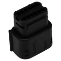 Molex Automotive Connector Female Natural Black Cable 12 Way Crimp Termination 33472-1201
