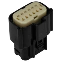 Molex Automotive Connector Female Natural Black Cable 12 Way Crimp Termination 33472-1201