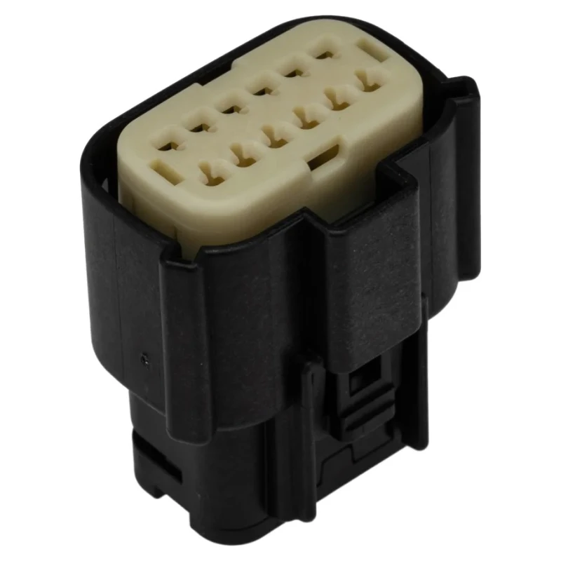 Molex Automotive Connector Female Natural Black Cable 12 Way Crimp Termination 33472-1201