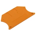 Weidmüller W Series Orange End Cover for Use with DIN Rail Terminal Blocks 1050060000