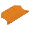 Weidmüller W Series Orange End Cover for Use with DIN Rail Terminal Blocks 1050060000
