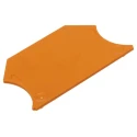 Weidmüller W Series Orange End Cover for Use with DIN Rail Terminal Blocks 1050060000