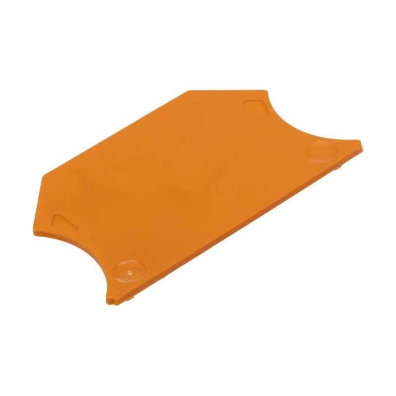 Weidmüller W Series Orange End Cover for Use with DIN Rail Terminal Blocks 1050060000