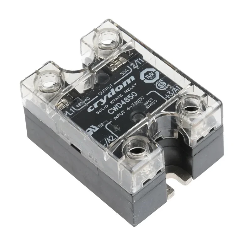Crydom CW Series Solid State Relay Panel Mount 50 A Load Current 660 V AC Load 32V Control CWD4850