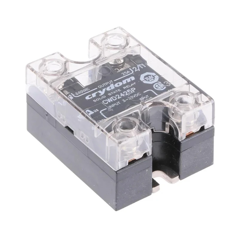 Crydom CW24 Series Solid State Relay, 25 A Load Current, Panel Mount, 280 Vrms Load Voltage, 32 V Control Voltage CW24