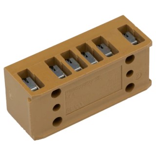 Weidmüller SAK Series Non-Fused Terminal Block 6-Way 32A 400V Screw Mount 7906090000