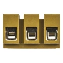 Weidmüller SAK Series Non-Fused Terminal Block, 3-Way, 10AWG, 22 AWG Wire, 41A Screw Mount 7906230000