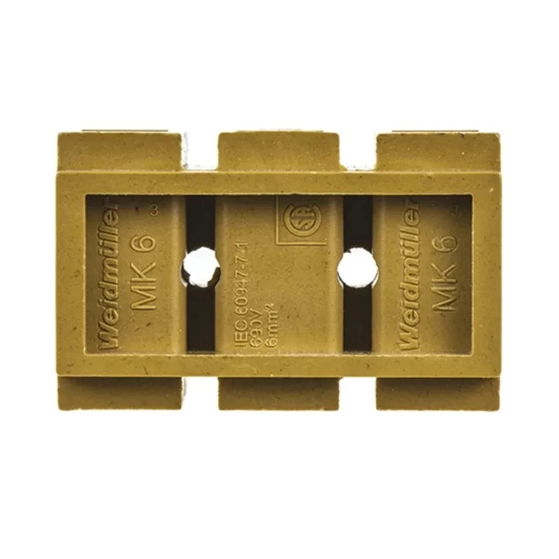 Weidmüller SAK Series Non-Fused Terminal Block, 3-Way, 10AWG, 22 AWG Wire, 41A Screw Mount 7906230000