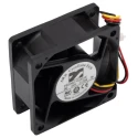 ARX CeraDyna Series Axial Fan 24 V dc 59.6 m³/h Air Flow 4.8 W Power 200 mA Max Current IP20 60 mm 60mm 25 mm 