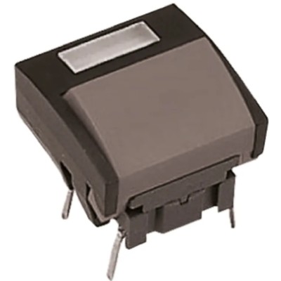 MEC Grey IP67 Rated Tactile Switch, SPST, Momentary, 50mA 24V DC, Through Hole and Surface Mount IP67