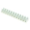RS PRO Non-Fused Terminal Block, 12-Way, 4mm² Wire, 32A Screw, Nylon Body, Nickel Plated Brass Clamps 492-8700