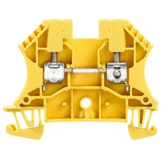 Weidmüller WDU Series DIN Rail Terminal Yellow 4mm² 1-Level Screw ATEX 1020120000