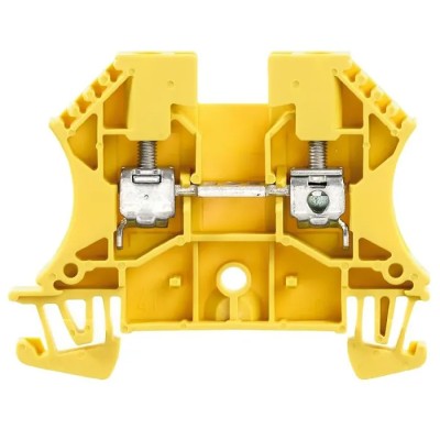 Weidmüller WDU Series DIN Rail Terminal Yellow 4mm² 1-Level Screw ATEX 1020120000