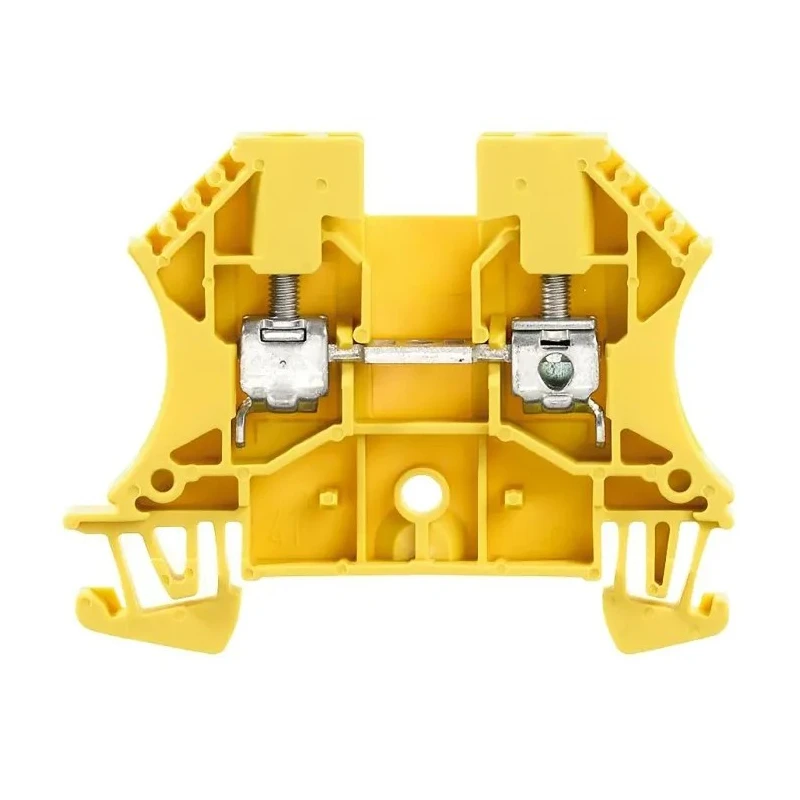 Weidmüller WDU Series DIN Rail Terminal Yellow 4mm² 1-Level Screw ATEX 1020120000