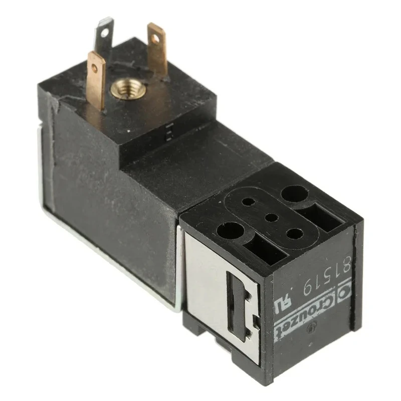 Crouzet Pneumatic Solenoid Valve 3/2 NC Solenoid/Spring 24V DC 1W 81 Series 81519632