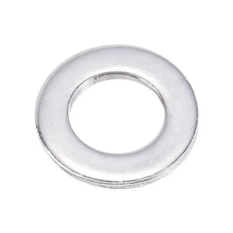 Yahata Neji Steel Chrome Flat Washers M3 Compatible Screw/Bolt Size, JIS B1256 Standard, 0.5mm Thickness 4979874451767
