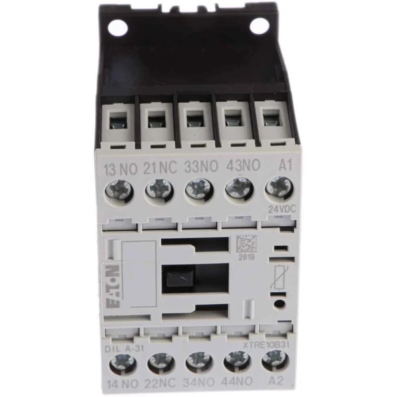 Eaton DILA Contactor 24V DC Coil, 4-Pole, 4 A Contact Current, 415V AC Contact Voltage 276379 DILA-31(24VDC)