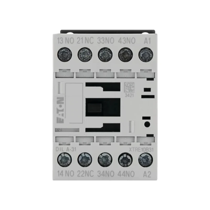 Eaton DILA Contactor 24V DC Coil, 4-Pole, 4 A Contact Current, 415V AC Contact Voltage 276379 DILA-31(24VDC)