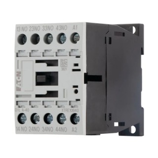 Eaton DILA Contactor Relay 24V AC Coil Voltage, 4-Pole, 4 A Contact Current, 415V AC Contact Voltage 276316 DILA-40(24V50HZ)