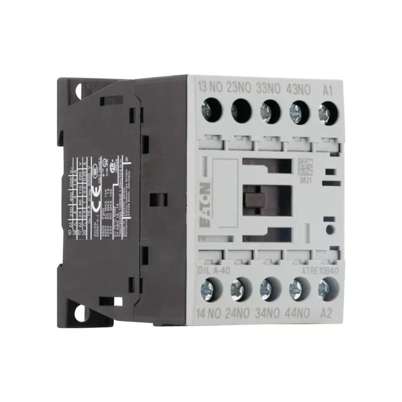 Eaton DILA Contactor Relay 24V AC Coil Voltage, 4-Pole, 4 A Contact Current, 415V AC Contact Voltage 276316 DILA-40(24V50HZ)