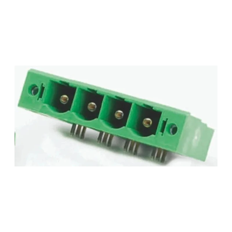 Phoenix Contact COMBICON PC Series Pluggable Terminal Block 4-Contact 10.16mm Pitch 1 Row 1913730