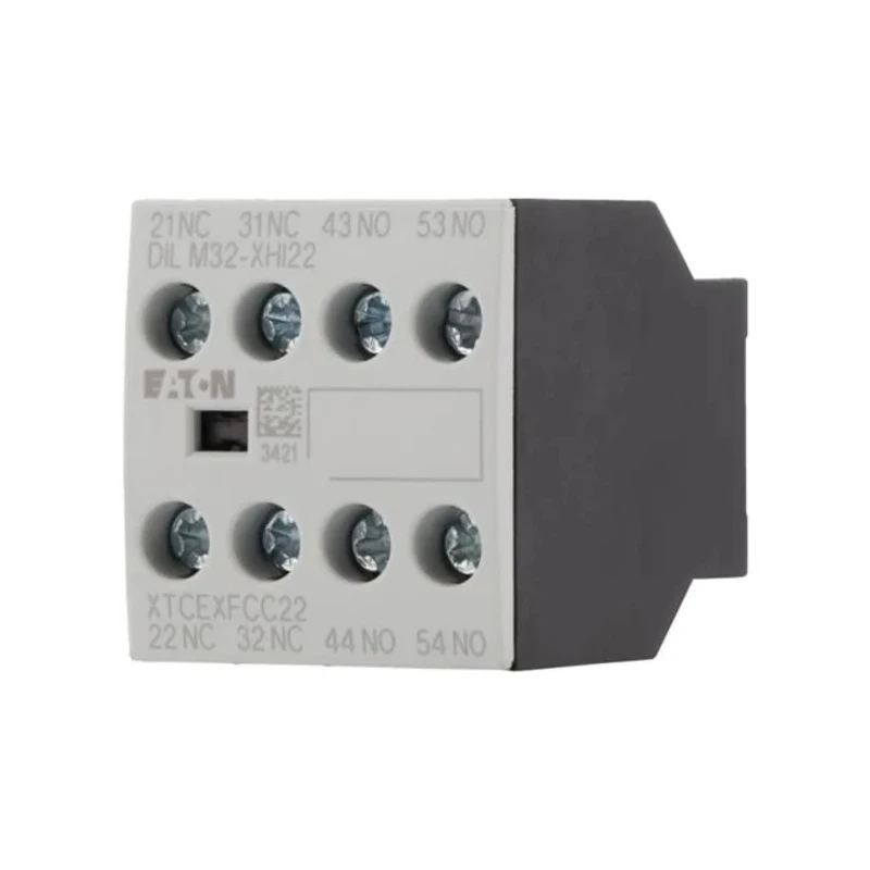 Eaton Auxiliary Contact 4 Contacts 2 NC/2 NO Front Fixing 16 A 500V AC 277377 DILM32-XHI22