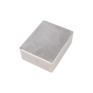 Hammond 1590 Series Natural Lid Die Cast Aluminium Enclosure, IP65, 125x125x79 mm 1590WK