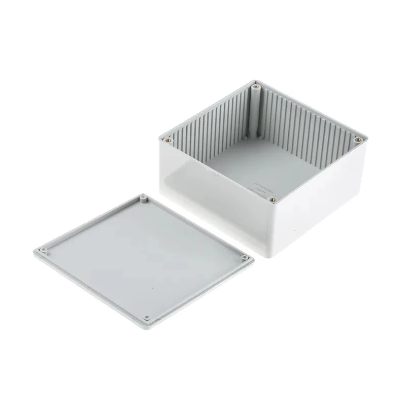 Hammond Flame Retardant ABS Electrical Enclosure IP54 Grey Lid 59 mm x 120 mm x 120 mm 1591UGY
