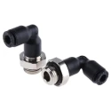 Legris Pneumatic Fitting LF3000 Series Male Push-in Tube Connector 1/8 in G Thread 4mm Glass Reinforced Nylon 80°C LF3000