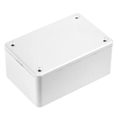 Hammond 1591 Series Grey Lid Flame Retardant ABS Enclosure IP54 85 mm x 56 mm x 39 mm 1591LGY