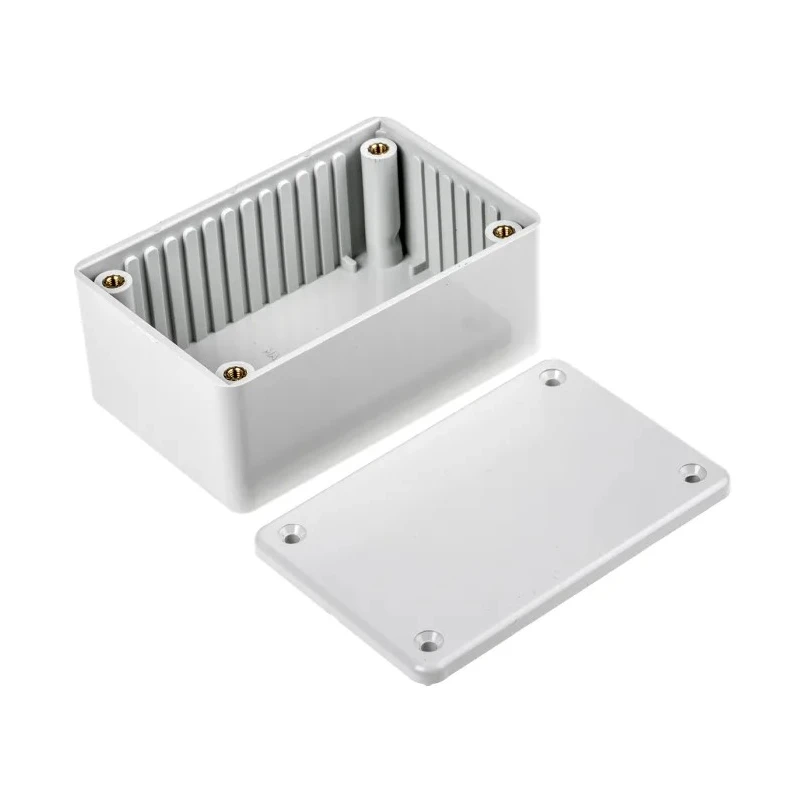 Hammond 1591 Series Grey Lid Flame Retardant ABS Enclosure IP54 85 mm x 56 mm x 39 mm 1591LGY