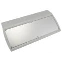 METCASE Grey, Black Aluminium Desktop Enclosure Sloped Front 102mm Height, 7.84in Width M5340105RS