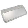 METCASE Grey, Black Aluminium Desktop Enclosure Sloped Front 102mm Height, 7.84in Width M5340105RS