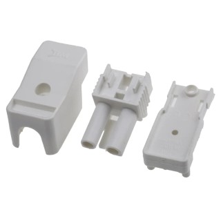 RS PRO Non-Fused Terminal Block, 2-Way, 2.5mm² Wire, 16A Screw Terminal, Nylon Material, 400V Rated Voltage 492-8766