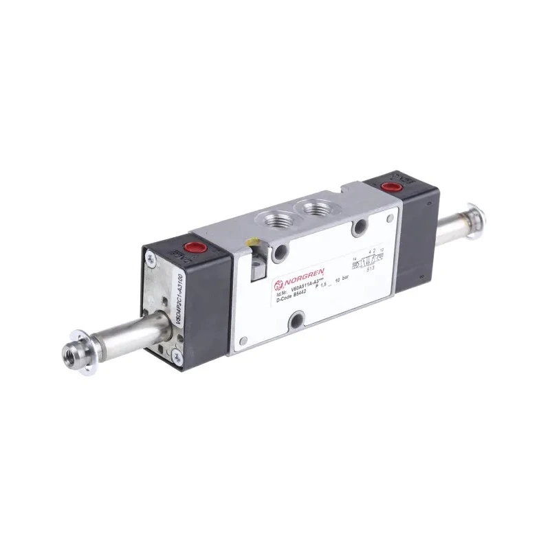 Norgren Pneumatic Solenoid Valve 5/3, 5/2, 3/2, 2 x 3/2 Closed Solenoid G V60 Series 24V V60A511A-A3000