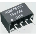 Recom DC/DC Converter 5V DC 200 mA 1W Through Hole SIP Micro Package ROM-0505S