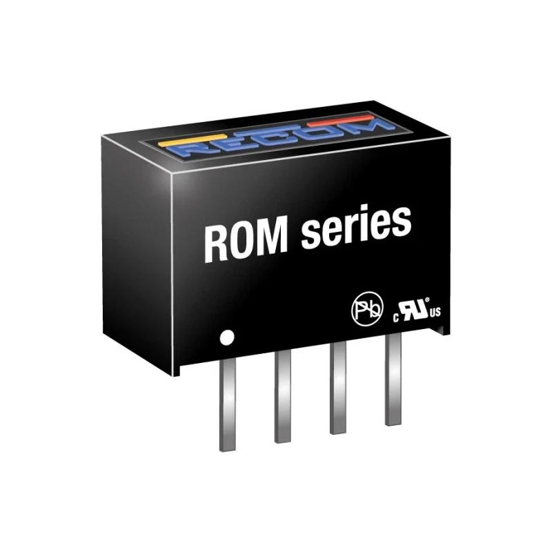Recom DC/DC Converter 5V DC 200 mA 1W Through Hole SIP Micro Package ROM-0505S