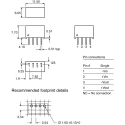 Recom Unregulated Isolated DC/DC Converter Through Hole SIP Micro Package 12V DC Output 83mA ROM-1212S