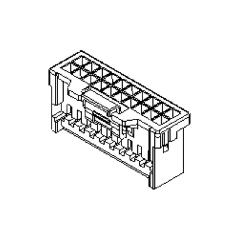 Molex iGrid Male Connector Housing 2 mm Pitch 16 Way 2 Row Straight 501646-1600