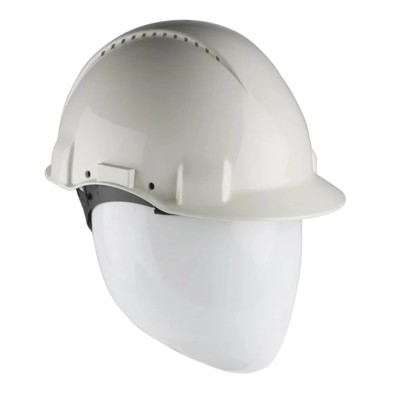 3M PELTOR White Ventilated Adjustable Safety Helmet High Performance Polyethylene G3000C VI