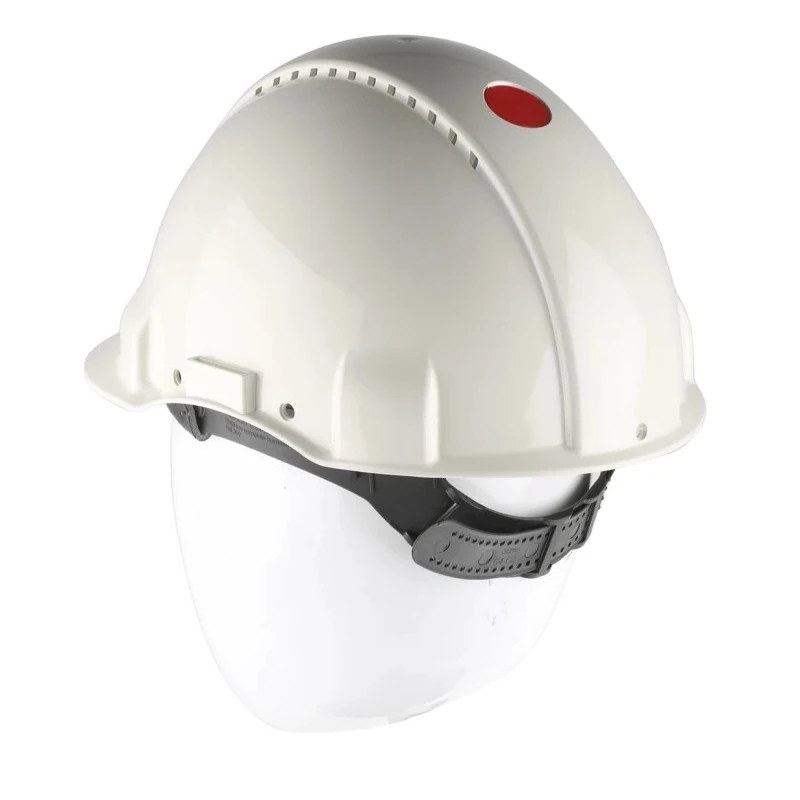 3M PELTOR White Ventilated Adjustable Safety Helmet High Performance Polyethylene G3000C VI