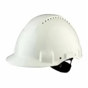 3M PELTOR White Ventilated Adjustable Safety Helmet High Performance Polyethylene G3000C VI